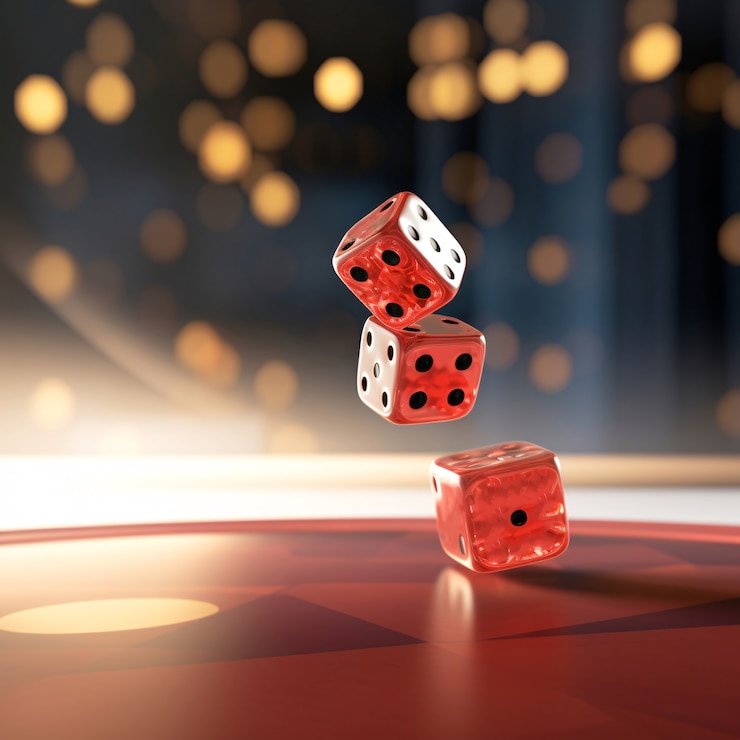 Suasana live casino dengan dealer profesional dan layar monitor menunjukkan berbagai permainan yang tersedia